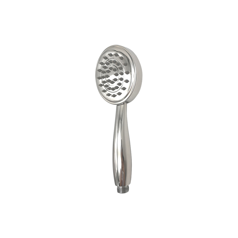 Druckbrause mit Handbrause in Silber 6610